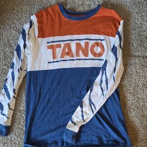 Star Wars Tano Long Sleeve Tee - Blue, White, and Orange